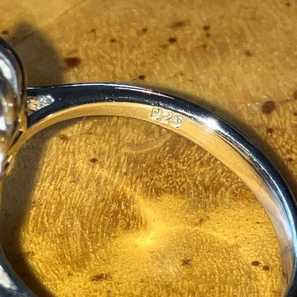 Natural Star Ruby Sterling Silver Ring Size 8 - Picture 7 of 10